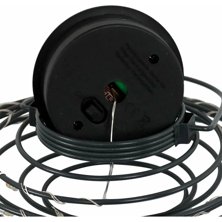 4er Set LED Solarleuchte, Bienennest, anthrazit, D 15 cm – Bild 6