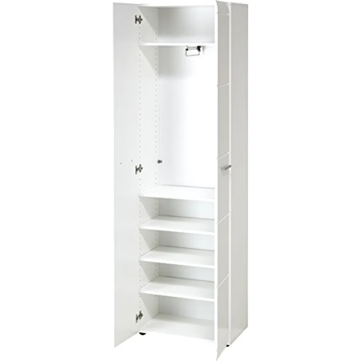 Germania 8791-84 5-TLG. Garderoben-Set GW-Adana in Weiß, 285 x 197 x 40 cm (BxHxT) – Bild 13