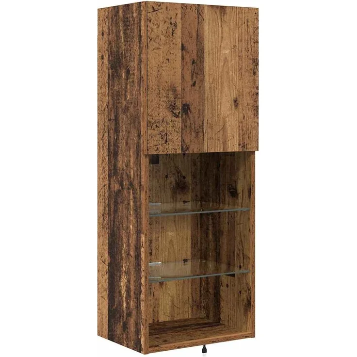 vidaXL TV-Wandgeräte 4 stk. Altholz Holzwerkstoff 3402944 – Bild 6