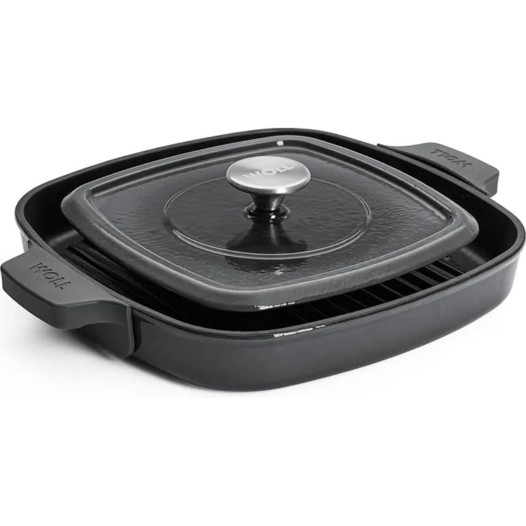 Woll Iron Grillpfanne 28x28 cm Grau