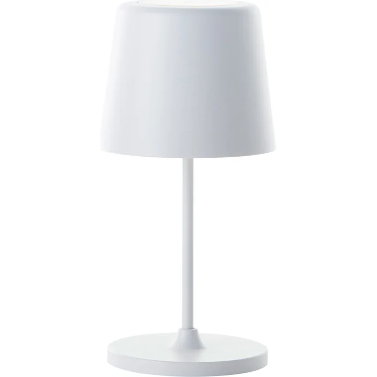 Brilliant Lampe Kaami LED Außentischleuchte 37cm weiß matt Metall/Holz weiß 2 W LED integriert – Bild 7