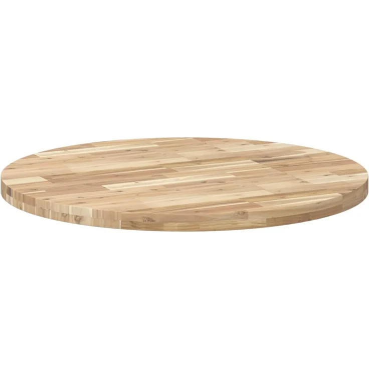 vidaXL Tischplatte Rund Ø90x4 cm Massivholz Akazie 4008693 – Bild 5
