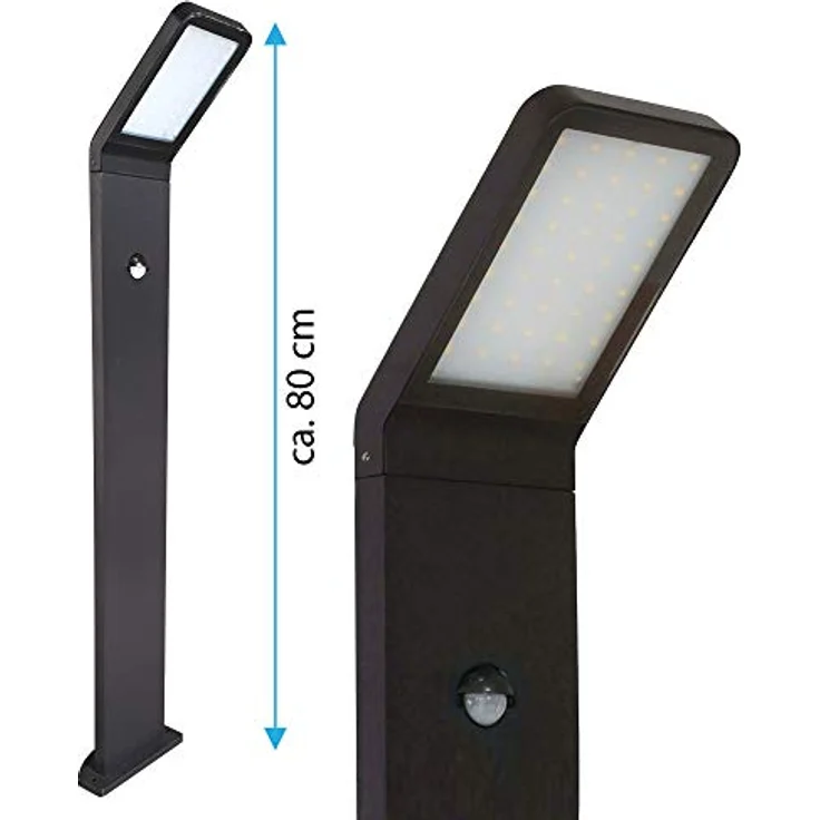 Maxkomfort Außen-Stehlampe 337-800, mit Bewegungsmelder, LED fest integriert, 3000K, Warmweiß, Außenleuchte – Bild 6