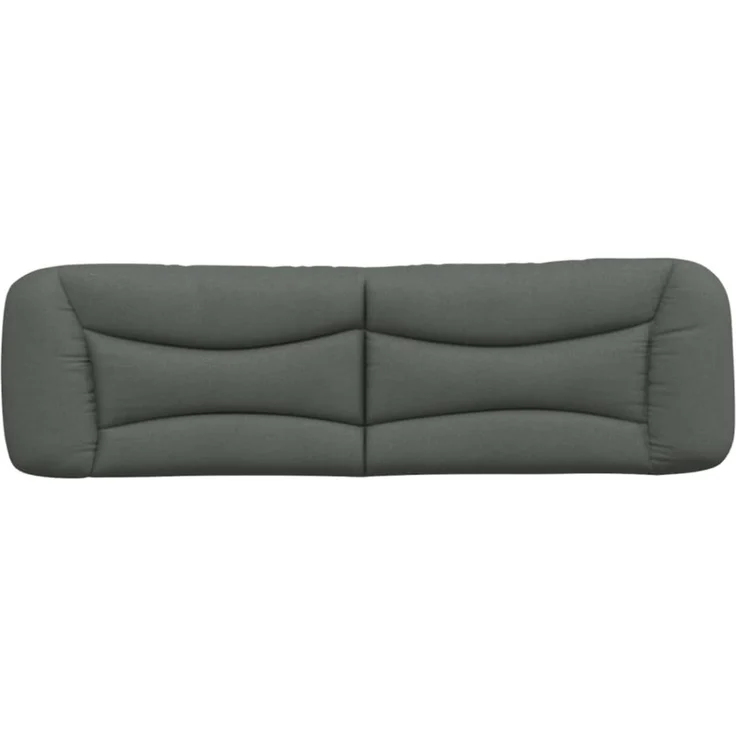 vidaXL Kopfteil-Kissen Dunkelgrau 180 cm Stoff 374601 – Bild 7