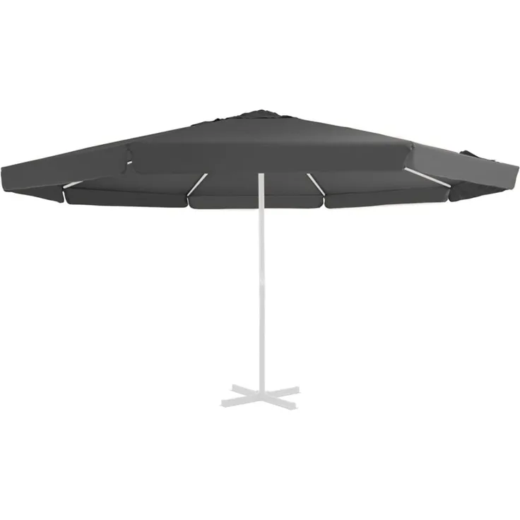 vidaXL Ersatzbezug für Sonnenschirm Anthrazit 515 cm 312540