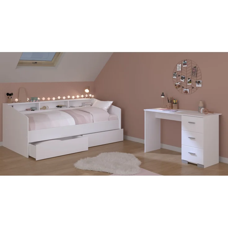 Jugendzimmer-Set >Sleep 46< in Weiss – Bild 2