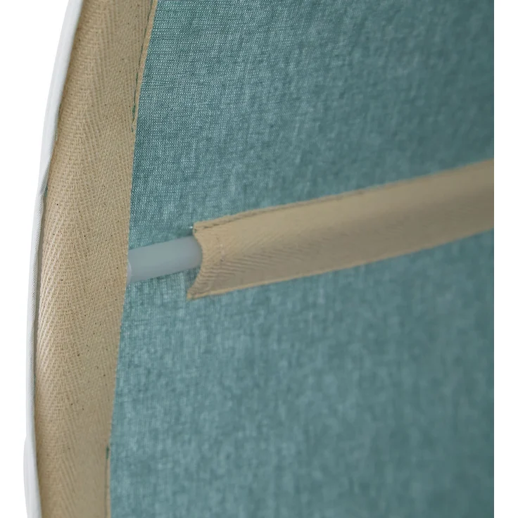 Hochbett Kinder 90x200 cm Kinderbett Kinderhochbett Stockbett Tunnel Vorhang Mintgrün Leiter Holz Massiv – Bild 10