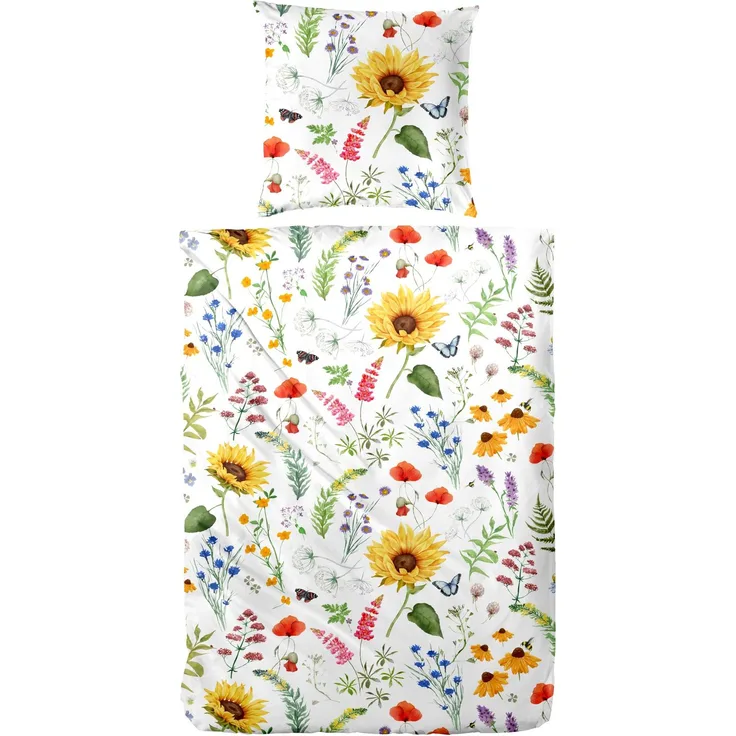 Primera Renforce Bettwäsche 155x220 Bienenretter Wiesenblumen 123114-59