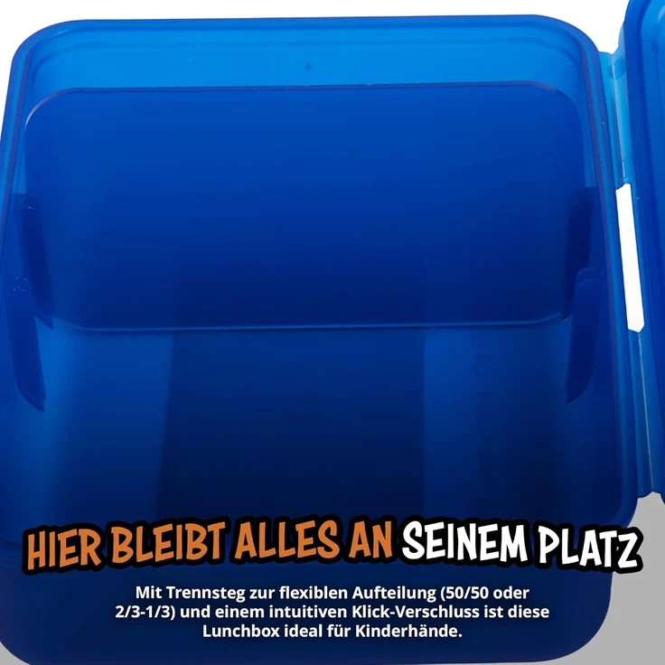 United Labels® Lunchbox mit Trennwand - Feuerwehrmann Sam, Kunststoff (PP) – Bild 4