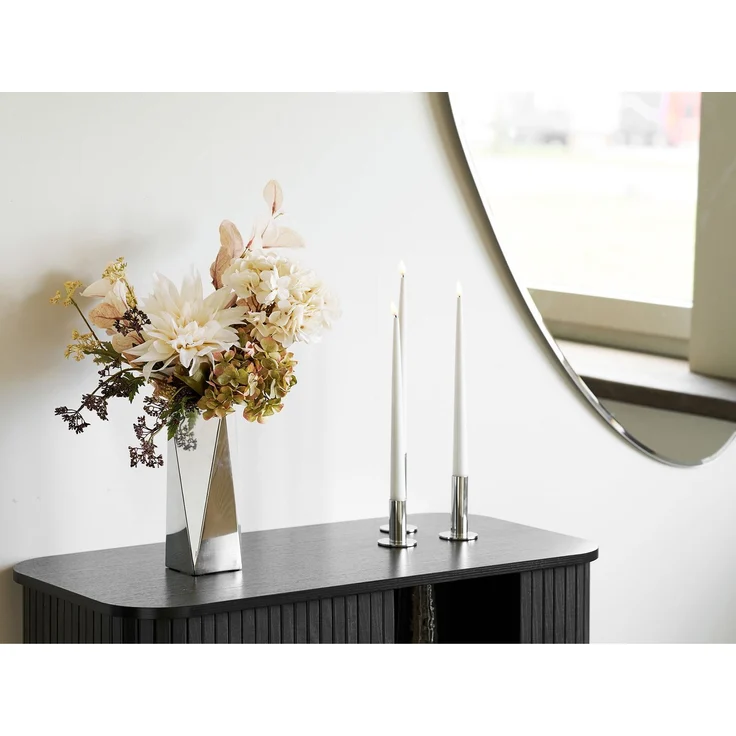 House Nordic Vase, Edelstahl, Silber, 8x8x23 cm – Bild 3