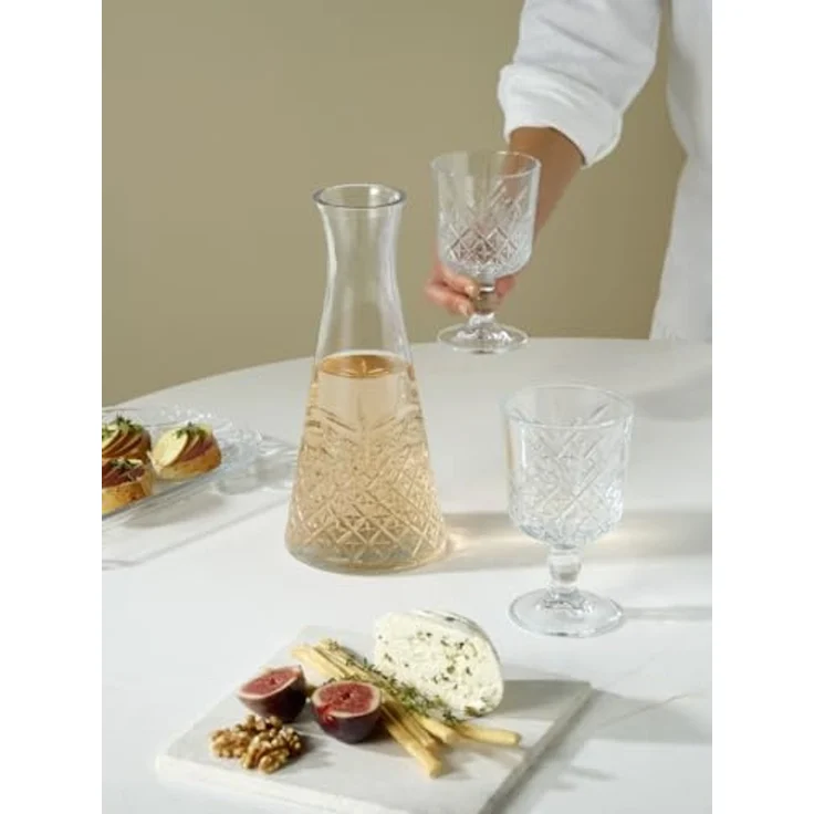 Pasabahce Karaffe Timeless, (Packung, 1 teilig), Karaffe für Wein und Getränke – Bild 5