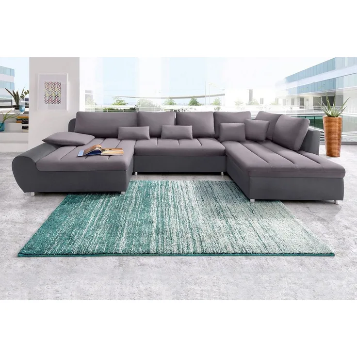 sit&more Wohnlandschaft Bandos U-Form, in 2 unterschiedlichen Größen, wahlweise mit Bettfunktion + Bettkasten