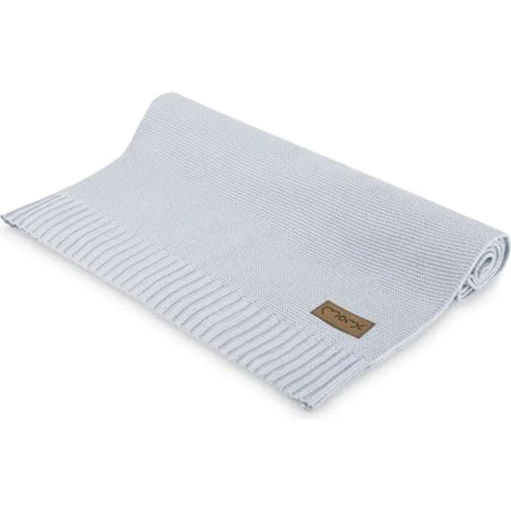 MoMi Kinder- und Babydecke HUG, 80x110 cm, Kuscheldecke aus 50% Baumwolle mit 50% Bambusfasern, Strickdecke ideal für Buggy, Kinderwagen und Babybett – Bild 21