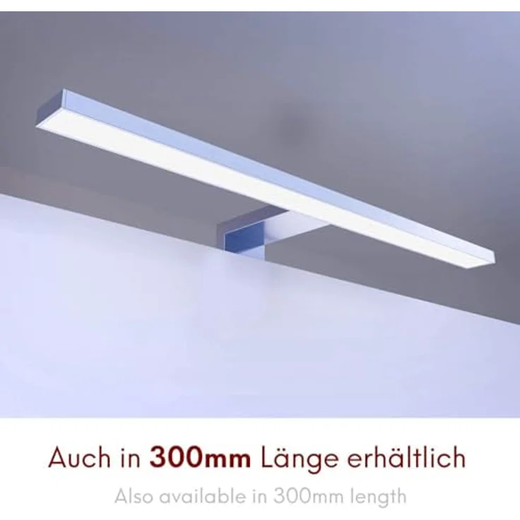 kalb LED Spiegelleuchte LED Badleuchte Spiegellampe 600mm 230V in neutralweiß oder warmweiß, neutralweiß – Bild 7