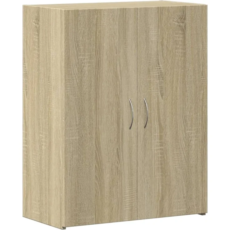 vidaXL Aktenschrank Sonoma-Eiche 60x32x77,5 cm Holzwerkstoff 840767 – Bild 2