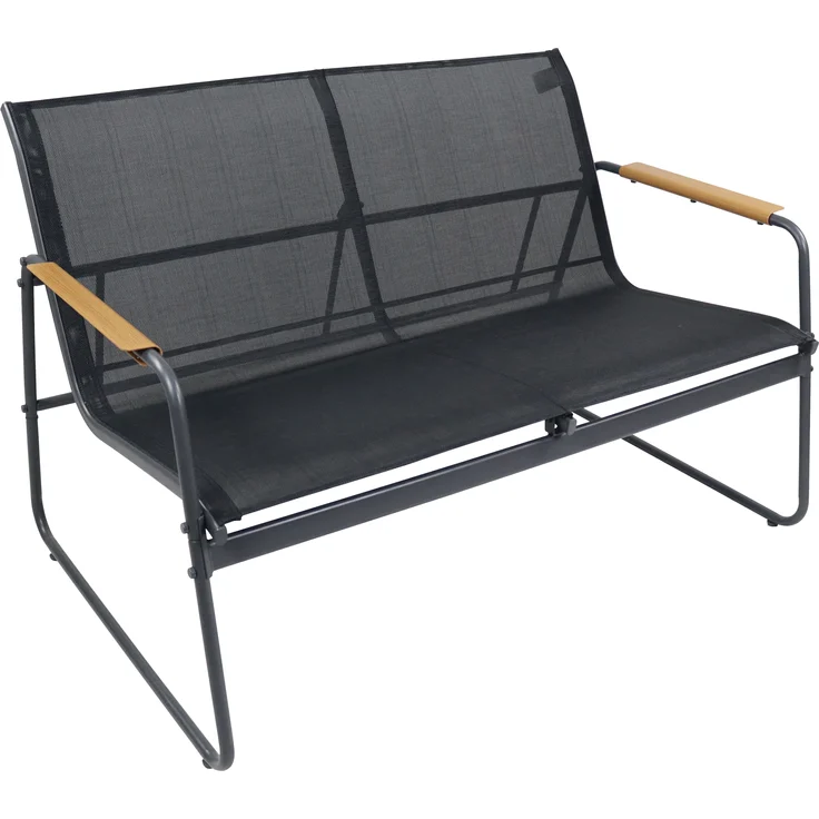 VCM Gartenmöbel-Set Lexila 920288 Schwarz H. 76 x B. 222 x T. 119 cm – Bild 2