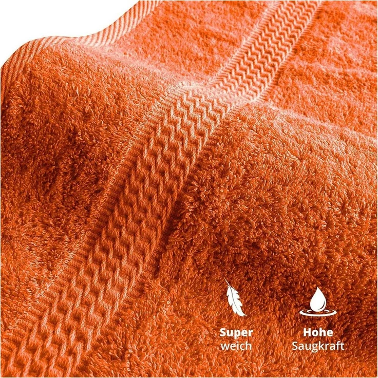 TRENDBUY24 Handtuch Set Handtücher Duschtücher Gästetücher Baumwolle Frottee Premium 4er Set, 100% Baumwolle (4-St), Duschtuch – Bild 2