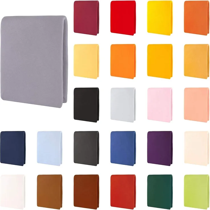 CelinaTex Spannbettlaken Aqua Laken Elastan Rundumgummi 180x200-200x220cm platingrau, Baumwolle, (1 Stück), bügelfrei,dauerelastisch und weich,faltenfreier Sitz