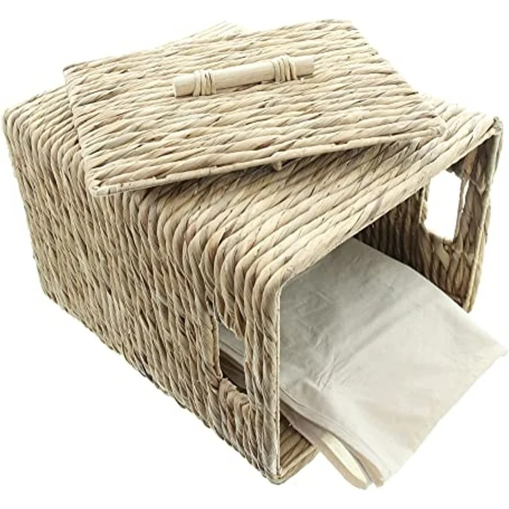 Frank Flechtwaren Wäschekorb Wasserhyazinthe 581012 Aufbewahrungskorb – Bild 4