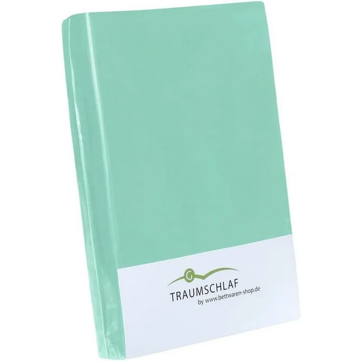 TRAUMSCHLAF Spannbettlaken Jersey-Elasthan Stretch, Jersey, Gummizug: Rundumgummi, (1 Stück), auch für hohe Matratzen