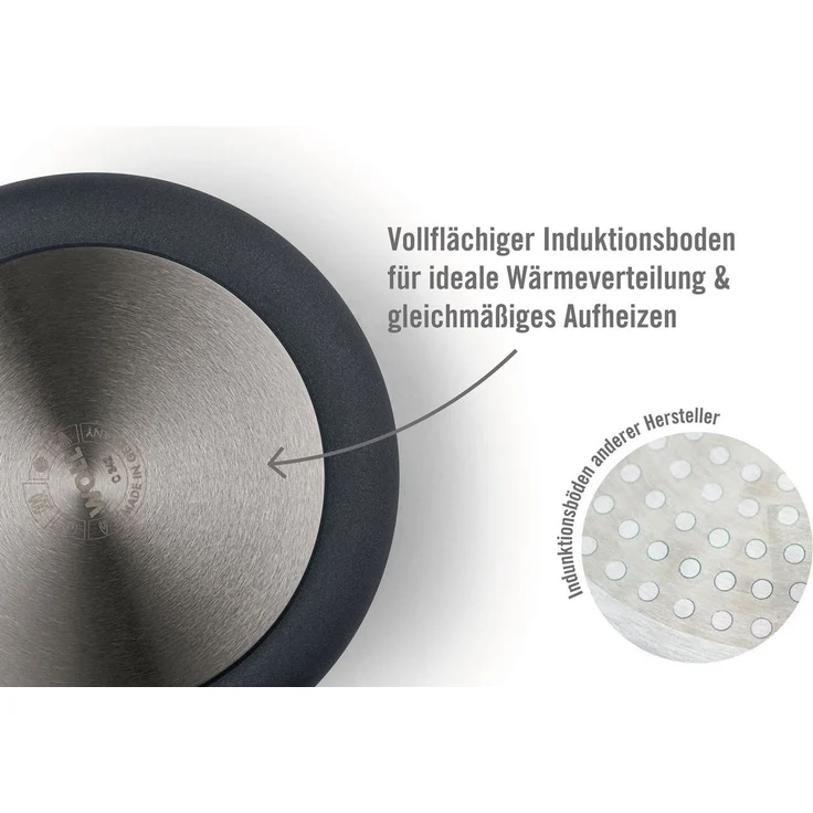 WOLL Schmorpfanne Eco Logic QXR Guss-Hochrandpfanne, Aluminiumguss (1-tlg), PFAS-freie Diamond-QXR - Beschichtung – Bild 2