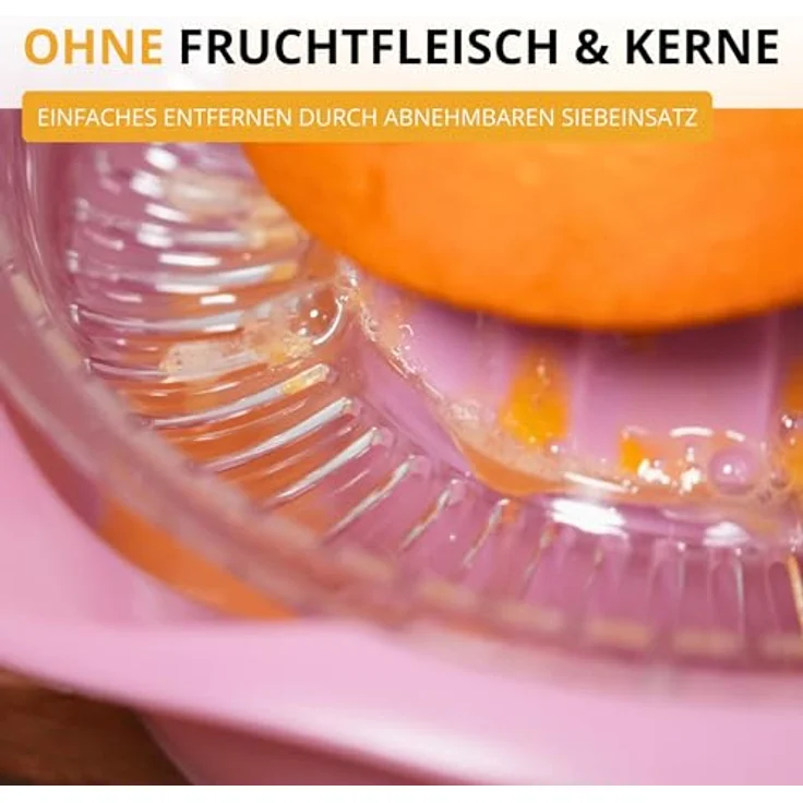 Westmark Zitrus- und Orangenpresse Limetta 0,5 L rosa – Bild 5