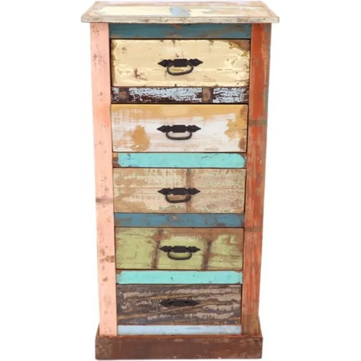Kommode Retro 60x120x45 aus recyceltem Mangoholz