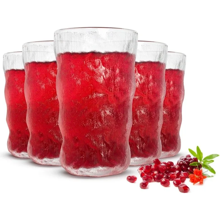 6 Longdrinkgläser 370ml Eisberg Wassergläser Saftgläser Cocktailgläser Trinkgläser