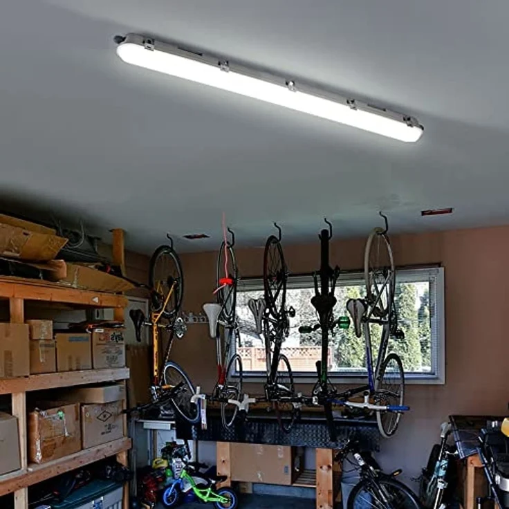 2x LED Wannenleuchten, 4320 Lumen, Kaltweiß, L 120 cm, VT-1249 – Bild 4