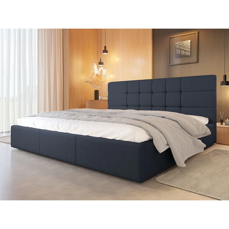 Polsterbett Komasan mit Lattenrost aus Holz, Farbe: Sawana 80 – Bild 2