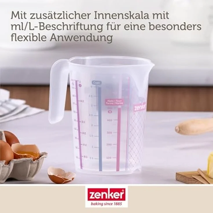 Zenker Sweat Sensation Messbecher 1 L Kunststoff Messkanne – Bild 7