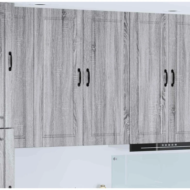 vidaXL Wandschrank PORTO Sonoma-Grau 40 x 31 x 100 cm Holzwerkstoff 885471 – Bild 1