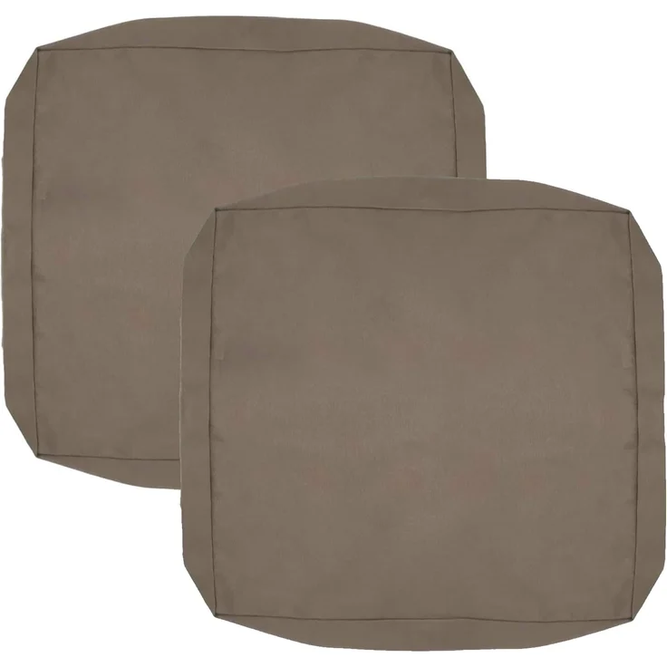 FLYMEI Terrassenkissenbezüge, 61 x 61 x 10 cm, für Gartenmöbel, wasserabweisend, für den Außenbereich, strapazierfähig, Couch-Kissenbezüge – Bild 1