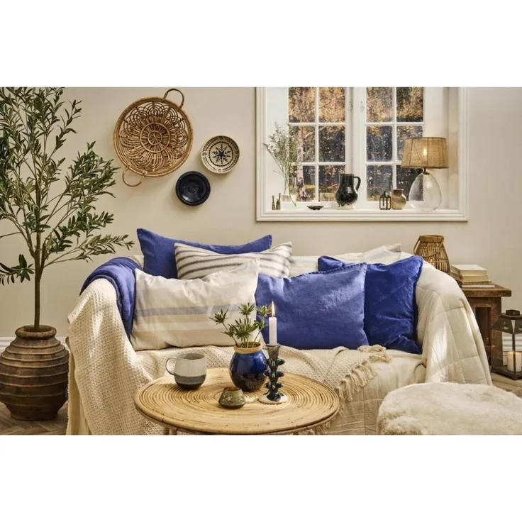 Ib Laursen Kissenbezug Leinen 50x50 cm natürlich & stilvoll, skandinavisch, pflegeleicht