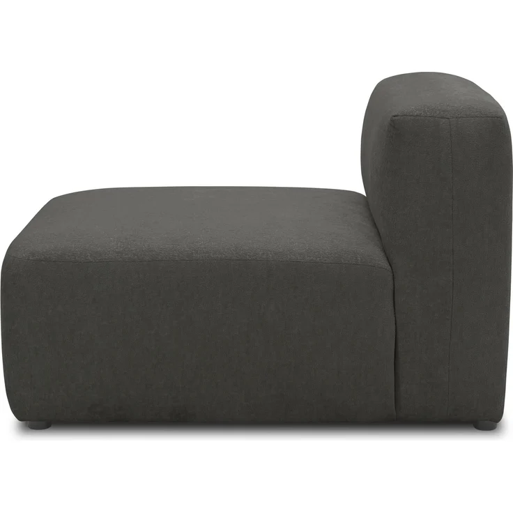 DOMO. collection Sessel 800013, Polstersessel, rechteckig, gepolsterte Rückenlehne, Modul-Element, Sitzelement, Polstergarnitur, 85 x 108 x 69 (BxTxH), grau – Bild 3