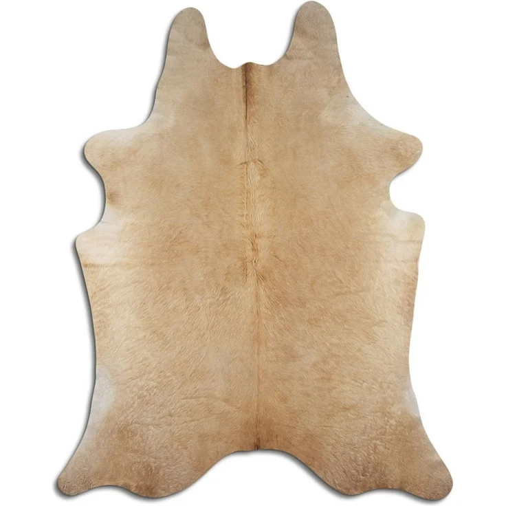 Livorio Fellteppich - beige, Kuhfell, Premium Kuhfell Teppich,Rinderfell,Echtfell – Bild 4