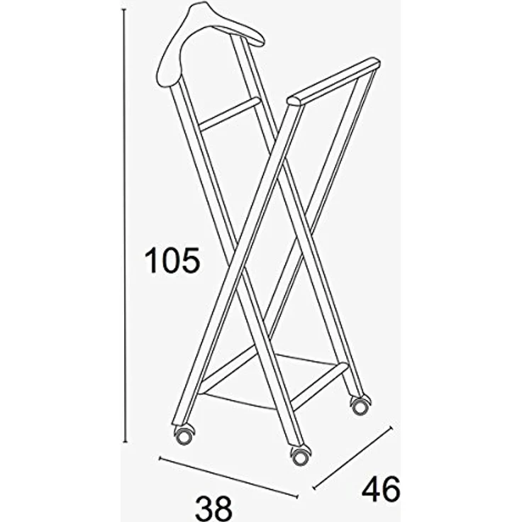 ARREDAMENTI ITALIA HERRENDIENER Nelson 119 (Kirsche) – Bild 6