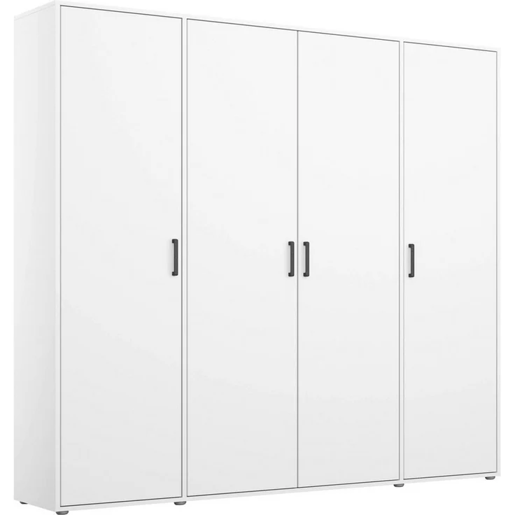Rauch Möbel 'Voyager' Kleiderschrank, Holz, Weiß, Zubehör Classic, Breite 187 cm | ohne Schubladen – Bild 1