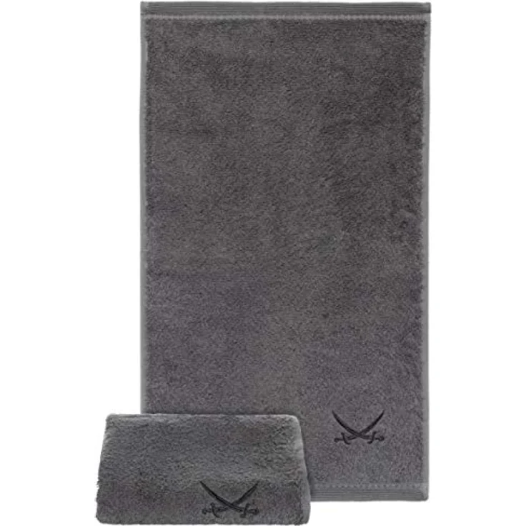 Sansibar Sylt Gästehandtuch Gästetuch SANSIBAR BL 30x50 cm grau – Bild 2