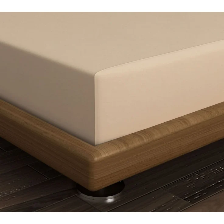 L'essentiel Maison 'Beige' Ranforce King Spannbettlaken (FR) (IT) (ES) (DE), Beige, 200+30 x 160 cm – Bild 2