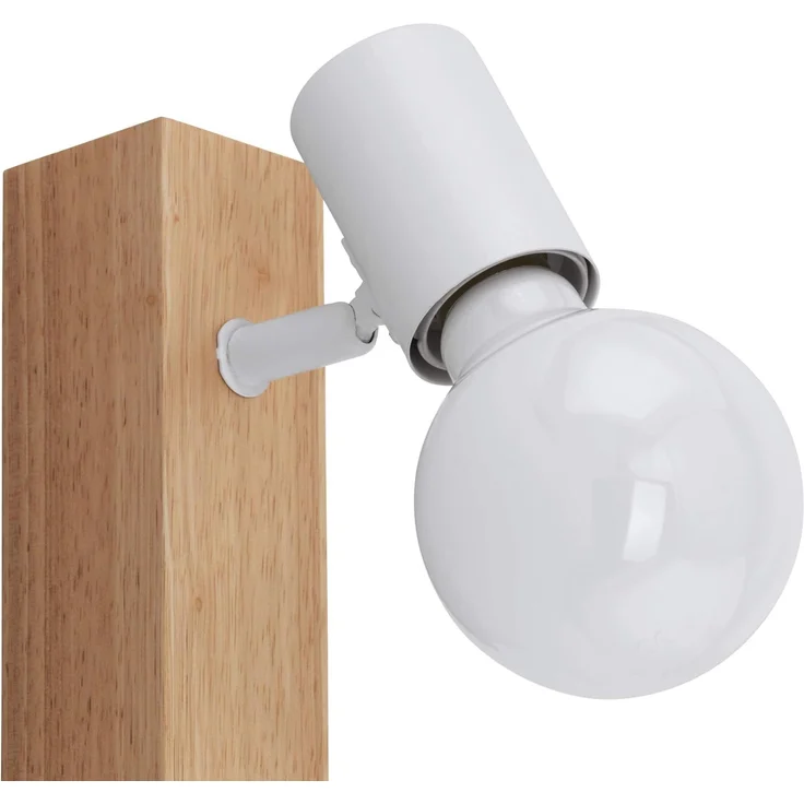 Eglo 33168 LED TOWNSHEND 3 braun, weiß E27 1X10W L:16,5cm B:5cm dimmbar – Bild 5