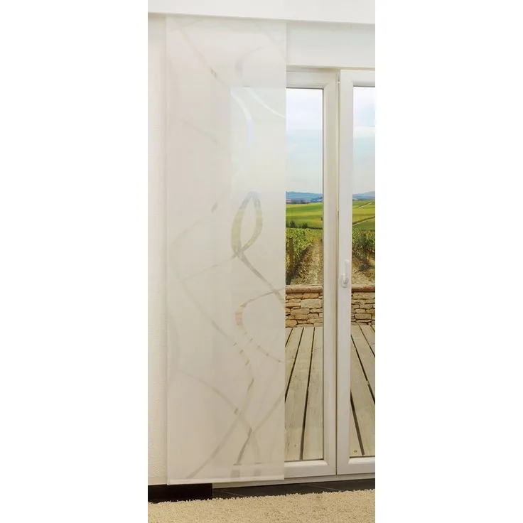 LYSEL® Schiebegardine Coloma, (1 St), halbtransparent, HxB 245x60cm