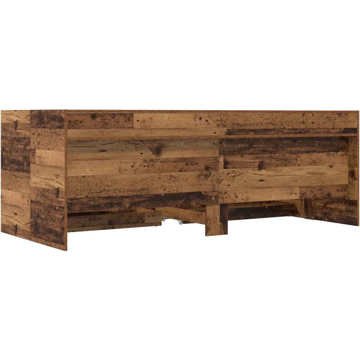 vidaXL Tagesbett mit Schubladen mit Regal Altholz Holzwerkstoff 3429640 – Bild 6