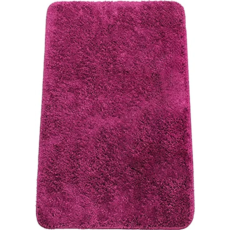 Brandsseller Badematte 60x90 cm Badteppich Badvorleger Badezimmerteppich Duschvorleger Beere – Bild 2