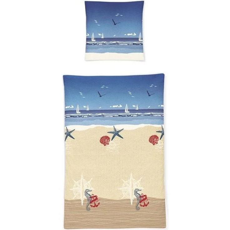 Irisette Bettwäsche Easy 8163, Seersucker, 2 teilig, pflegeleicht und bügelfrei – Bild 4