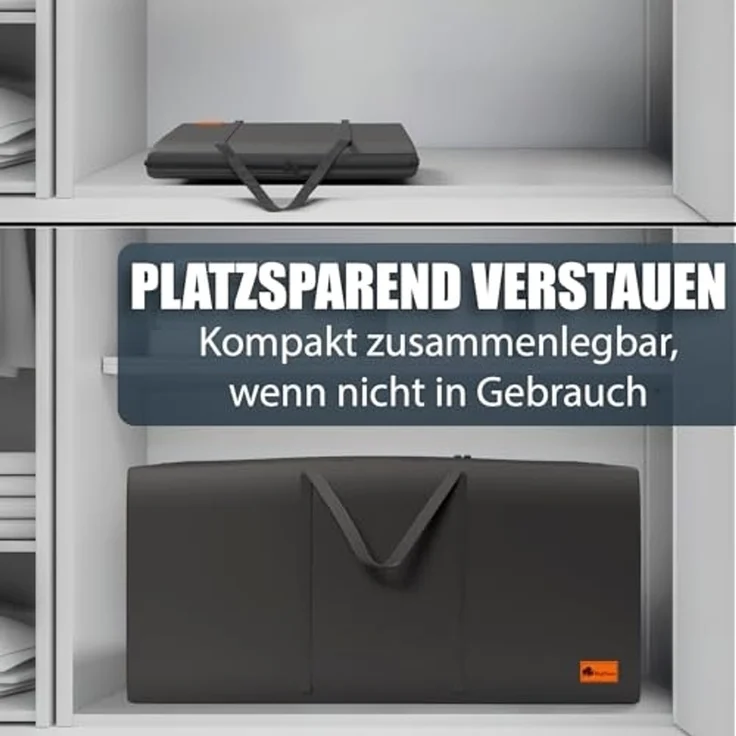 BigDean Aufbewahrungstasche 3 Stück Große Aufbewahrungstaschen 85x55x35 cm (3-tlg, Aufbewahrungstasche/n), Robust, Langlebig, Transport, Lagerung, Faltbar Platzsparend – Bild 6