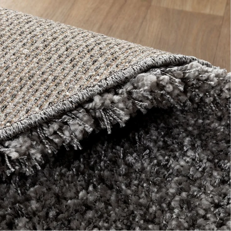 Steffensmeier Hochflor-Teppich Twilight - Rund, rund, Shaggy, Langflor, Kunstfell – Bild 3