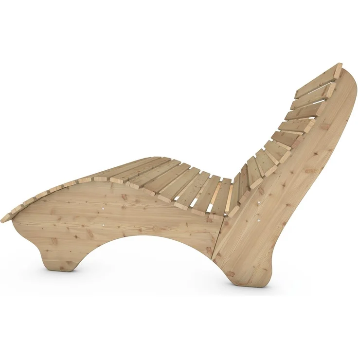 Relaxliege "Ruhe-Vroni" (Lärche) 2-teilig stehend Breite 70 cm – Bild 5