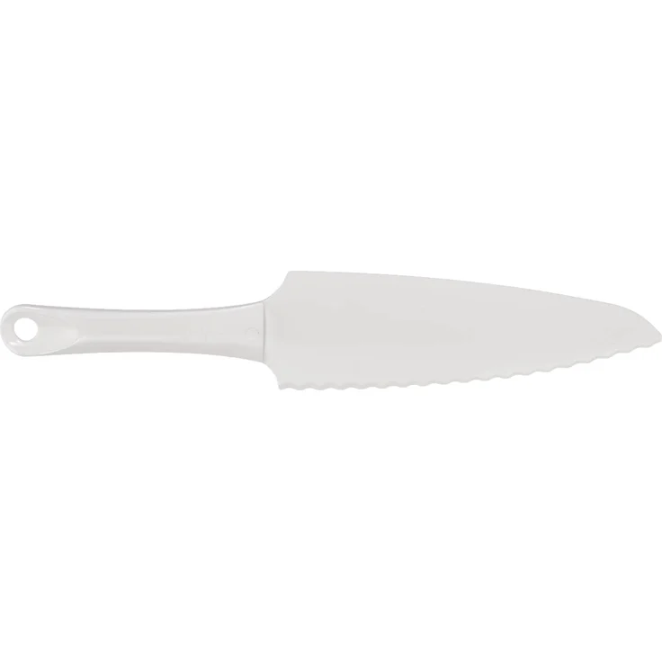 Zenker Tortenmesser, 29 cm Patisserie, praktischer Küchenhelfer aus Kunststoff, Küchenutensil zum schneiden, anheben und servieren von Kuchen, schonend zu allen Oberflächen, Farbe: weiß – Bild 1