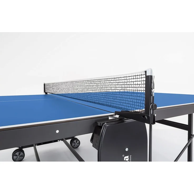 Sponeta 'S 4-73 e' Tischtennisplatte, 274 x 152,5 x 76 cm, wetterfest, klappbar, blau – Bild 4